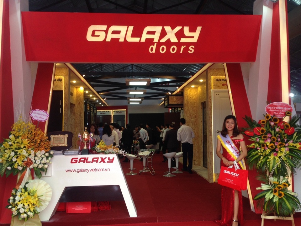 Galaxy Việt Nam thành công lớn tại Vietbuild 2017 - 1 Gian hàng Galaxy tại Triển lãm Vietbuild 2017