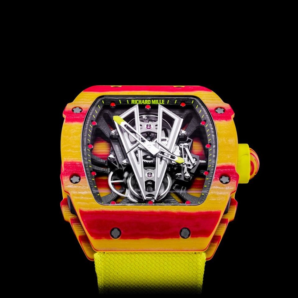 Richard Mille ra mắt RM 27-03 - Cỗ máy Tourbillon vượt trội - 2 Roland Garros được xem như sân nhà của Nadal và là cơ hội tuyệt vời để Richard Mille giới thiệu chiếc đồng hồ RM 27-03 Rafael Nadal Shock Resistance.