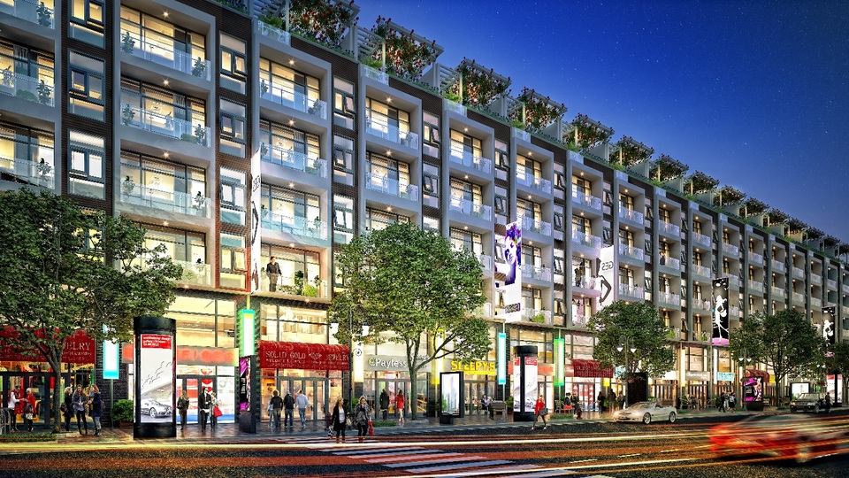6 lý do khiến liền kề FLC Sầm Sơn “phát sốt” - 4 Các shophouse hoạt động xuyên đêm