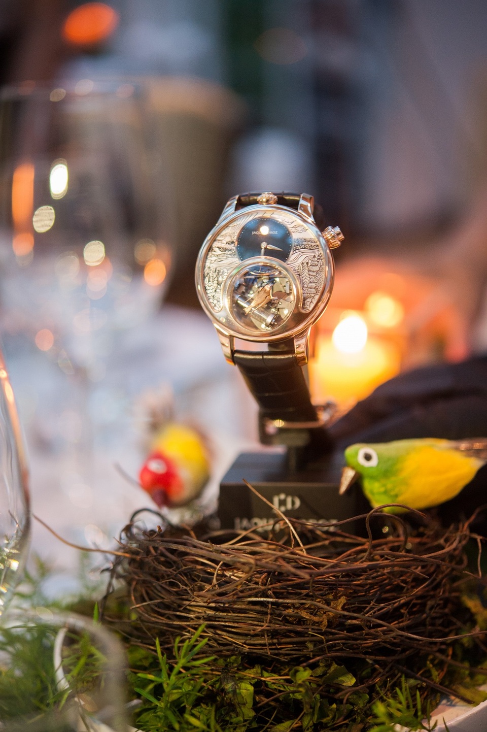 Kiệt tác đồng hồ tổ chim của Jaquet Droz bất ngờ xuất hiện tại Hà Nội - 3