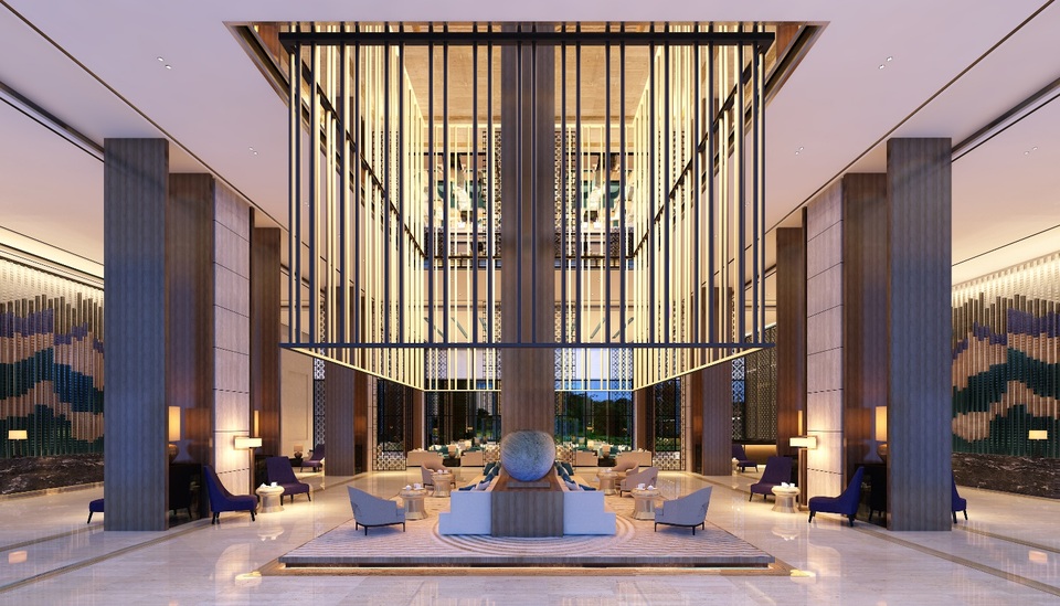 Giải mã nhân tố mới gây sốt thị trường condotel FLC Sầm Sơn - 3 Khu vực Lobby Entry – FLC Grand Hotel