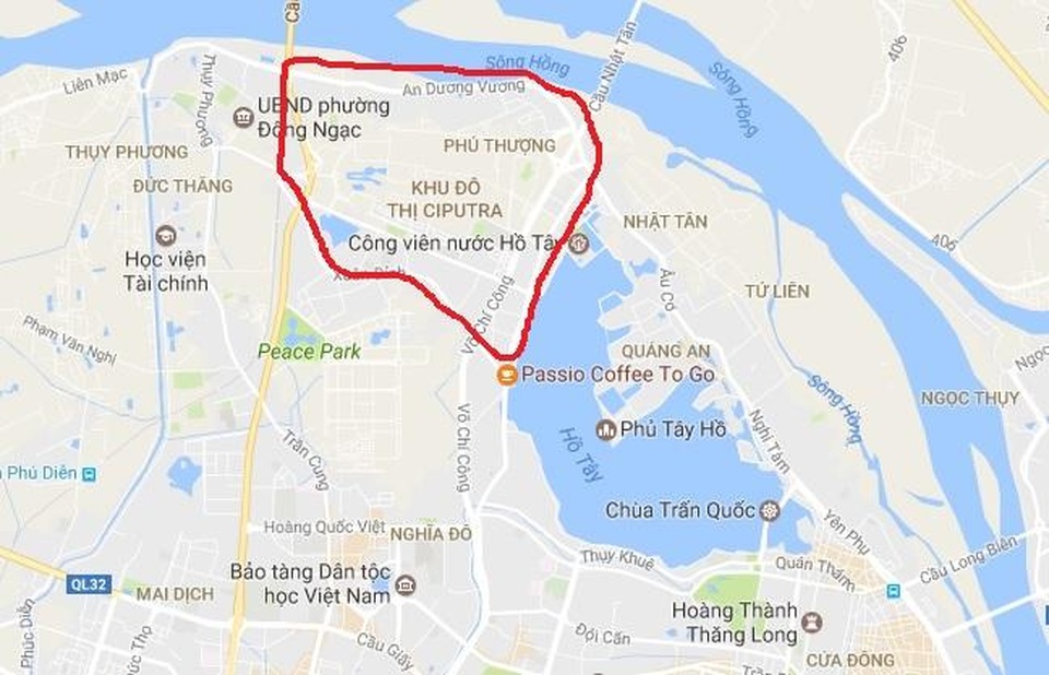 Phía Tây mạn sông Hồng – Của để dành của bất động sản cao cấp Hà Nội? - 2 Khu vực Tây Hồ Tây giáp sông Hồng được đánh giá là “kho báu” đang dần lộ diện trên thị trường bất động sản Hà Nội