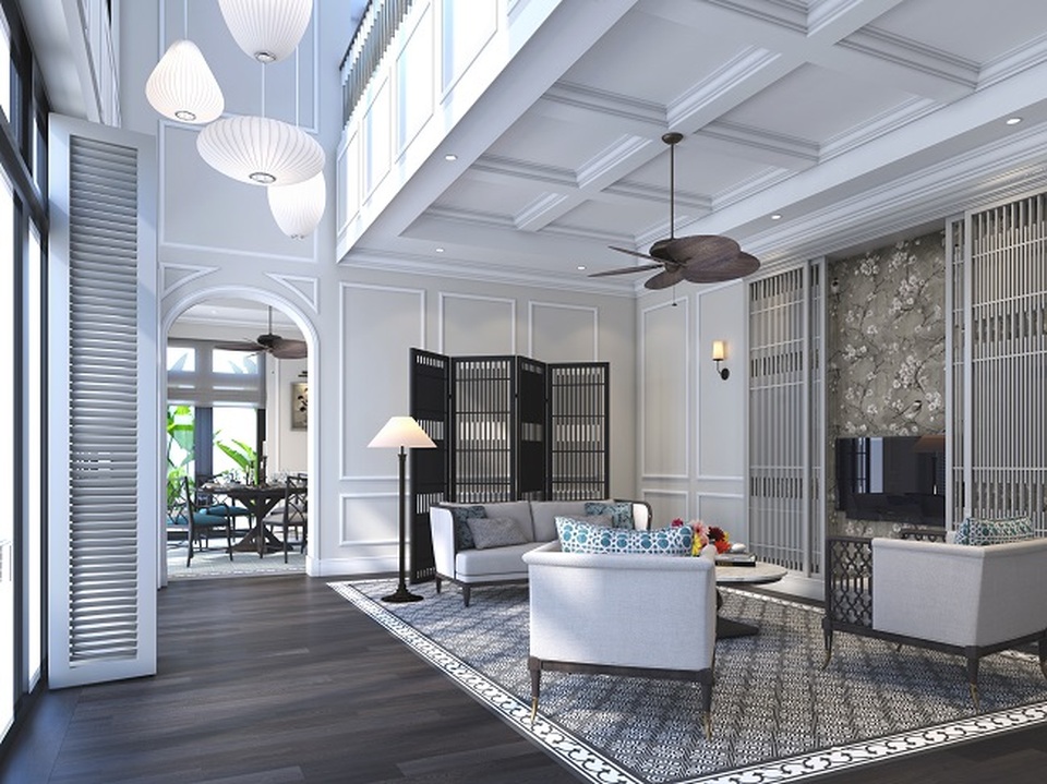Độc đáo kiến trúc Đông Dương tại biệt thự song lập Vinhomes Riverside – The Harmony - 2 Độc đáo kiến trúc Đông Dương tại biệt thự song lập Vinhomes Riverside – The Harmony - 2