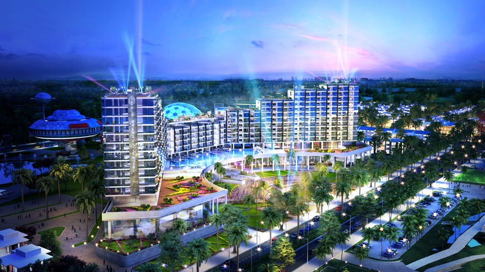 Danko Group giới thiệu tổ hợp condotel đẳng cấp mới: FLC Grand Hotel Sầm Sơn - 1 FLC Grand Hotel Sầm Sơn mang kiến trúc độc đáo và được ví như “Viên kim cương bên bờ biển”