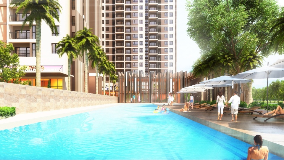 1/7, mở bán và tri ân khách hàng dự án Việt Hưng Green Park - 3 Bể bơi tiêu chuẩn Olympic tại dự án Việt Hưng Green Park