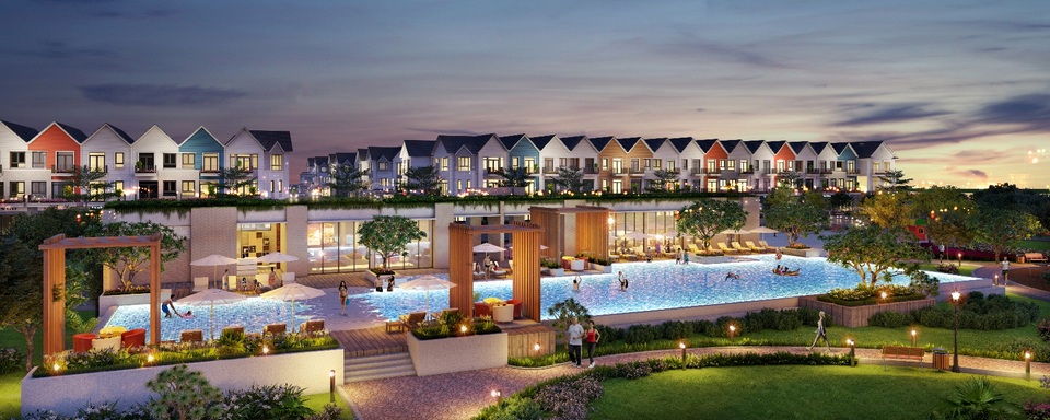 TPHCM: Sẽ có một Venice trong lòng quận 9 - 5 “Thành phố Venice”trong lòng quận 9 càng hút hồn khi đêm về với những tiện ích chuẩn nghỉ dưỡng đẹp lung linh