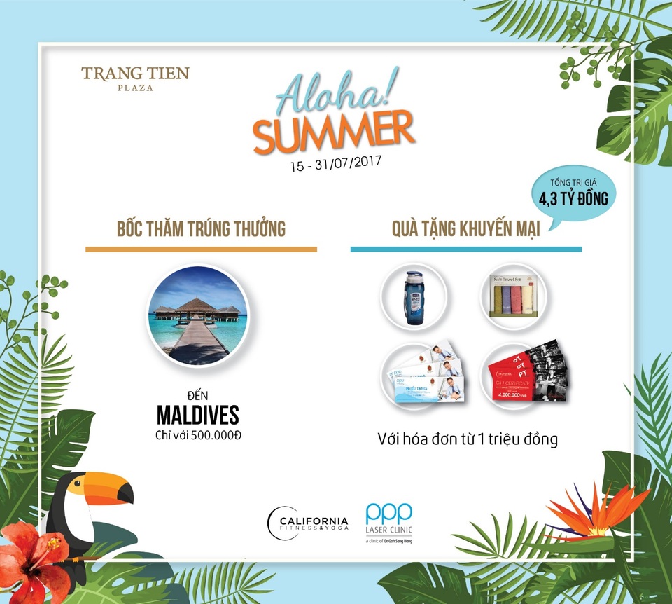 Tràng Tiền Plaza tung chương trình ưu đãi mùa hè lên tới 4,3 tỉ đồng - 1 Tràng Tiền Plaza tung chương trình ưu đãi mùa hè lên tới 4,3 tỉ đồng - 1