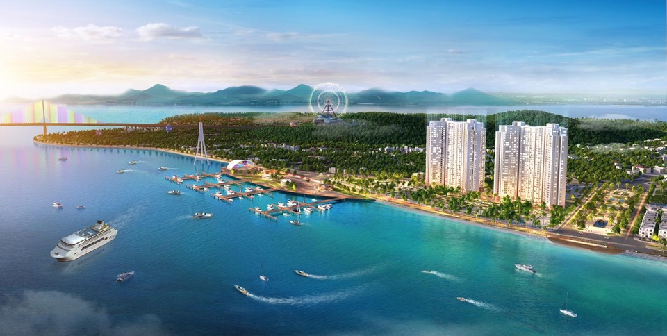 Thành phố Lam Ngọc bên Vịnh Thiên Đường - 2 Phối cảnh minh họa thành phố lam ngọc, bên vịnh thiên đường