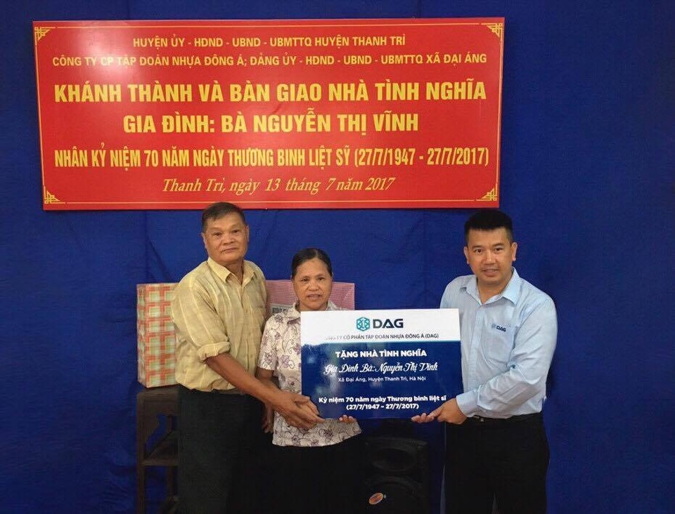 DAG hướng tới kỷ niệm 70 năm ngày thương binh liệt sĩ - 1 DAG hướng tới kỷ niệm 70 năm ngày thương binh liệt sĩ - 1
