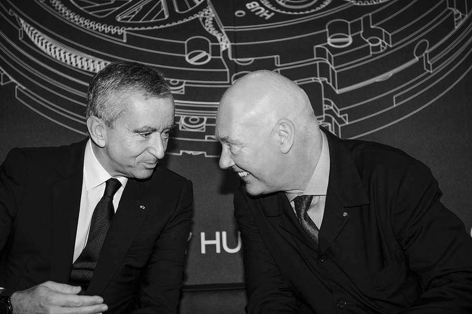 Bernard Arnault và thương vụ thâu tóm thương hiệu đồng hồ Hublot.