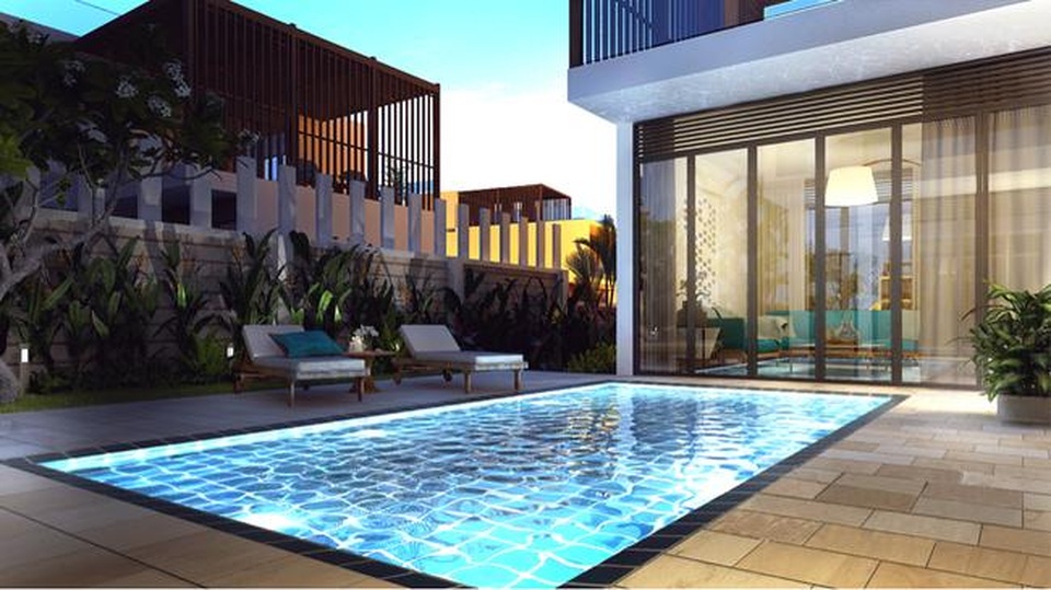 Giới thượng lưu đang đổ tiền vào đâu? - 2 Mỗi căn villa tại Zenna Villas đều sở hữu hồ bơi riêng với tầm nhìn hướng biển