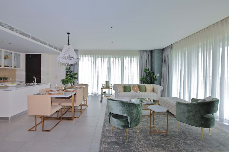 Xu hướng căn hộ diện tích lớn tại tòa tháp BRILLIANT - 2 Căn hộ 3 PN mang sắc xám-trắng thanh lịch theo phong cách tinh tế Parisian, Pháp