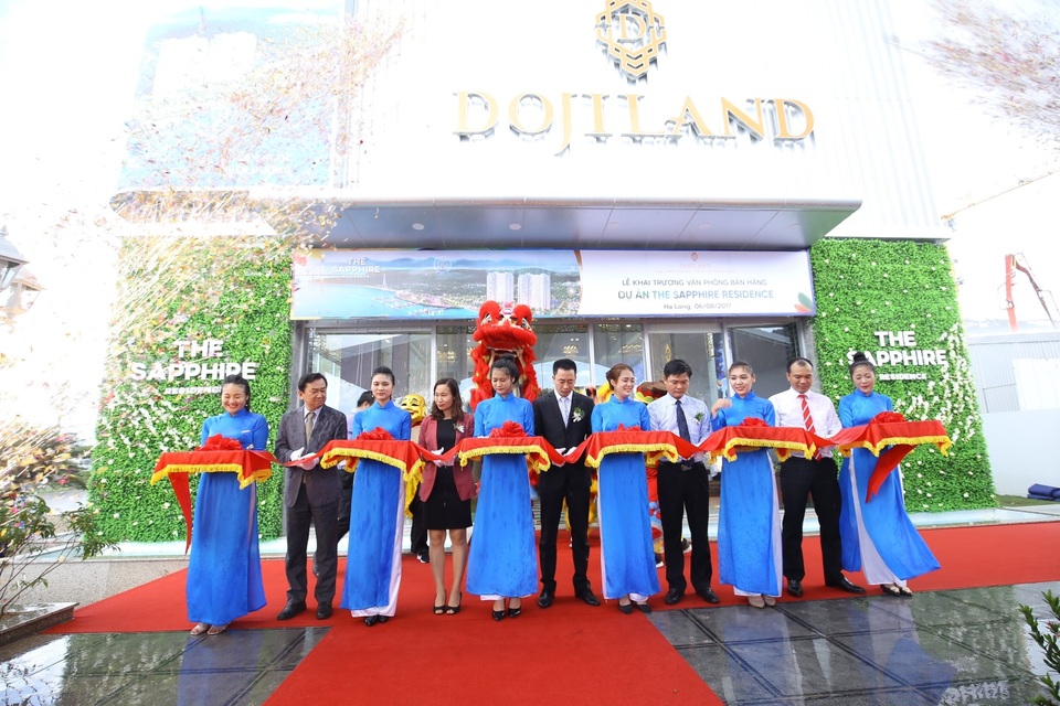 Khai trương Văn phòng bán hàng dự án bất động sản hạng sang đẳng cấp bậc nhất Hạ Long - 1 Lễ khai trương Văn phòng Bán hàng Dự án The Sapphire Residence được tổ chức vào sáng 6/8 vừa qua