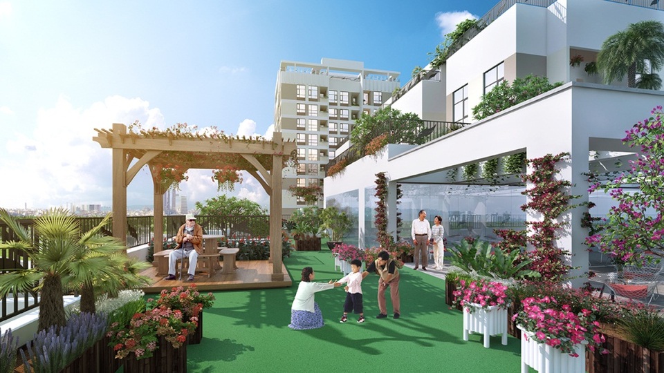 Những “trái ngược” thú vị tại Valencia Garden - 2 Valencia Garden có nhiều không gian tuyệt đẹp, riêng tư và yên tĩnh