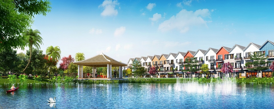 Dự án được MIK Group phát triển theo phong cách “thành phố Venice” đậm chất nghệ thuật