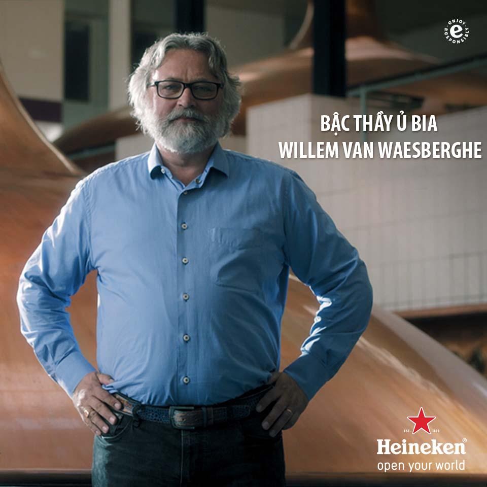 “Vũ khí bí mật” của bia Heineken sắp đến Việt Nam - 1
Bậc thầy ủ bia Willem van Waesberghe