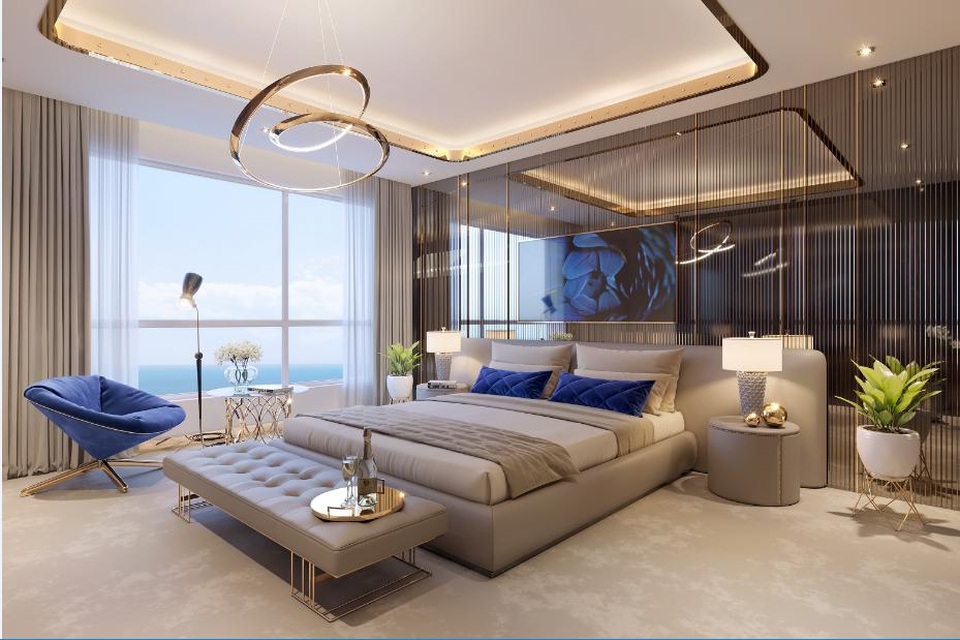 Ngôi nhà thứ hai, xu hướng sở hữu của giới doanh nhân thành đạt - 1 Phối cảnh phòng ngủ dự án The Sapphire Residence