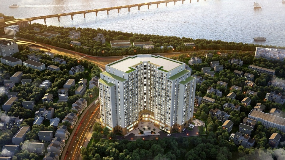 Sức mua T&T Riverview tăng nhiệt bất chấp tháng ngâu nhờ ưu đãi tới 100 triệu đồng - 1 Phối cảnh minh hoạ tổng thể dự án