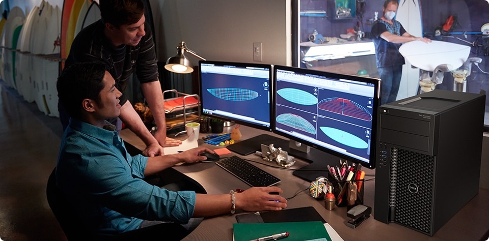 Dell Precision Tower 3620 thực sự là “chiến binh” giúp các designer thăng hoa trong công việc.