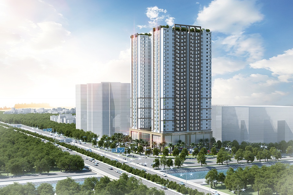 Tứ Hiệp Plaza liền kề công viên Yên Sở được ví như lá phổi xanh rộng hơn 320ha của thủ đô Hà Nội