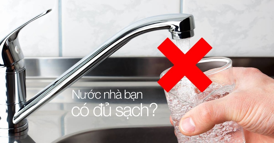 Nước bẩn là nguyên nhân gây ra 80% bệnh tật