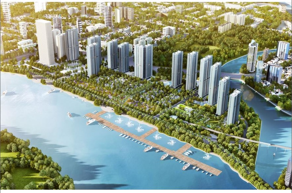 “Hoa hậu tóc ngắn” Hoài Xuyên bất ngờ mua biệt thự trăm tỷ - 1 Phối cảnh nội thất bên trong biệt thự trăm tỉ