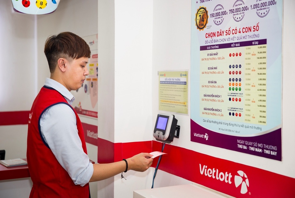 Kiểm tra kết quả Power 6/55 tại các điểm bán hàng của Vietlott