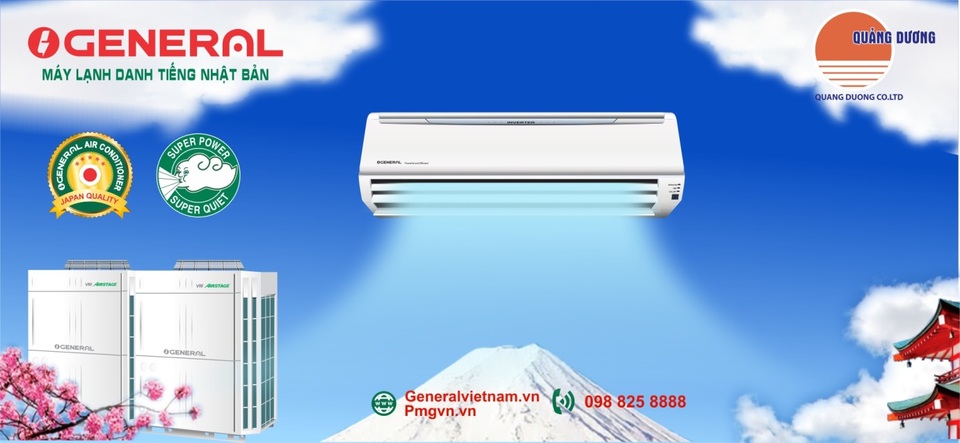 Máy lạnh danh tiếng Nhật Bản General giới thiệu nhà phân phối ủy quyền tại khu vực miền Nam - 1 General – Máy lạnh danh tiếng Nhật Bản