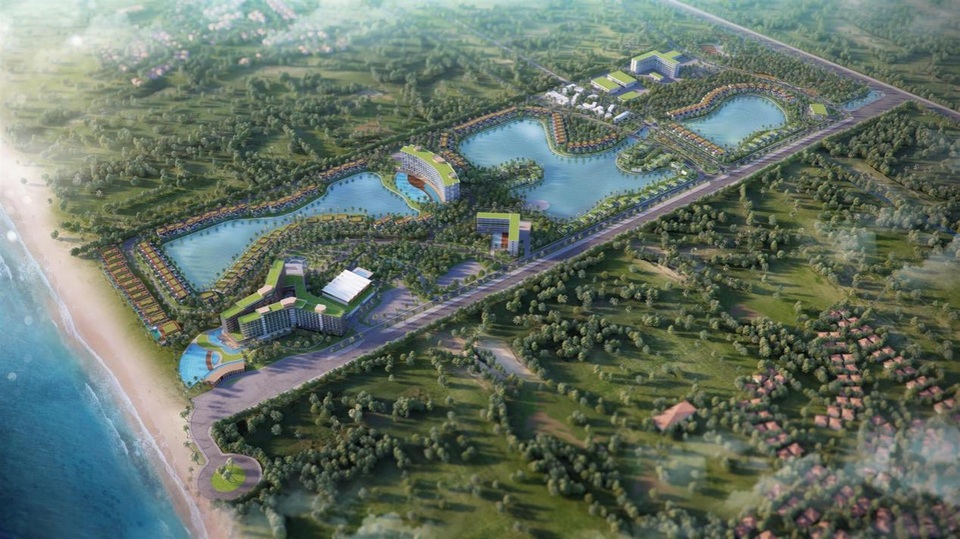 Dự án do Tập đoàn MIK Group và Movenpick Thuỵ Sỹ hợp tác dự kiến triển khai tại Bãi biển Ông Lang
