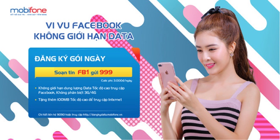 Châu Khải Phong livestream bằng 4G MobiFone, “bật mí” ca khúc mới - 3 Soạn FB1 gửi 999 (3.000 đ/ngày) - Miễn phí Data Tốc độ cao truy cập Facebook