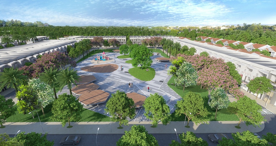 Nhà đầu tư đổ xô “săn” dự án sổ đỏ chỉ 390 triệu đồng - 2 Western City định hướng thành khu đô thị kiểu mẫu với mật độ cây xanh và tiện ích lên tới 60%