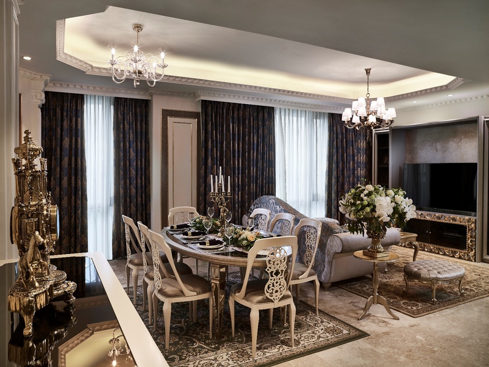 Giusti Portos và dấu ấn thanh lịch tại căn hộ d’. Palais Louis - 2 Căn hộ Giusti Portos mang màu sắc nhẹ nhàng pha chút cổ điển mang đến sự sang trọng, quý phái