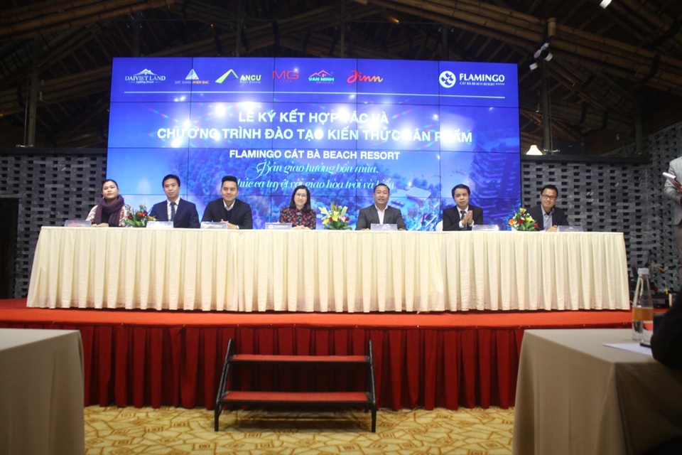 An cư chính thức phân phối dự án Flamingo Cát Bà Beach Resort - 2 Lễ ký kết hợp tác giữa Flamingo Group và các sàn phân phối
