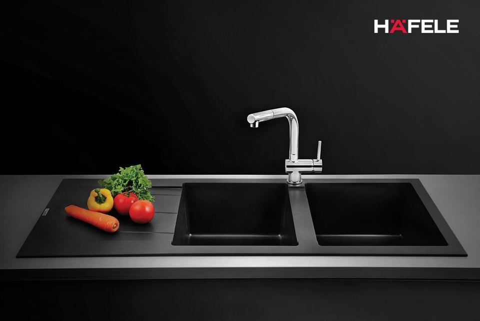 Chọn chậu và vòi rửa thế nào cho phù hợp? - 1 Nhờ linh hoạt trong lắp đặt, các sản phẩm chậu rửa chén tại Häfele phù hợp với mọi nhu cầu sử dụng.