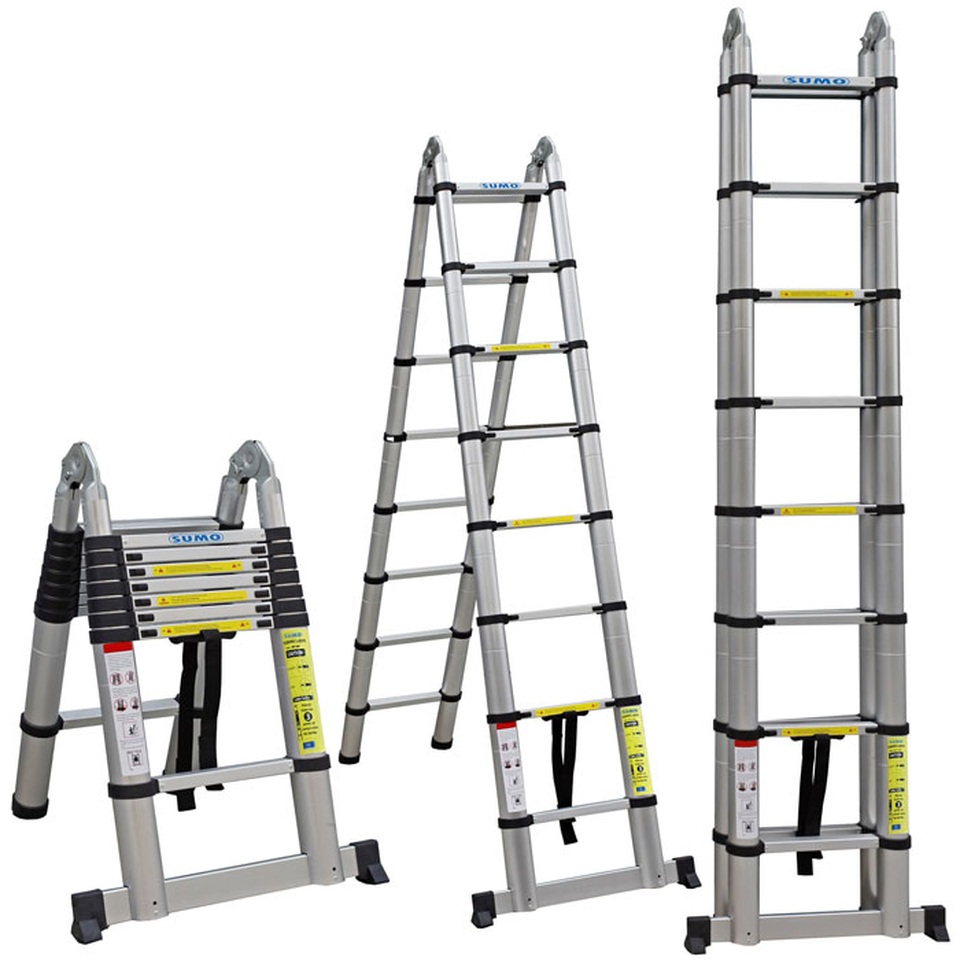 Những tính năng nổi bật của Thang nhôm Sumo - 4 Thang nhôm Sumo có thể sử dụng được ở những độ cao khác nhau