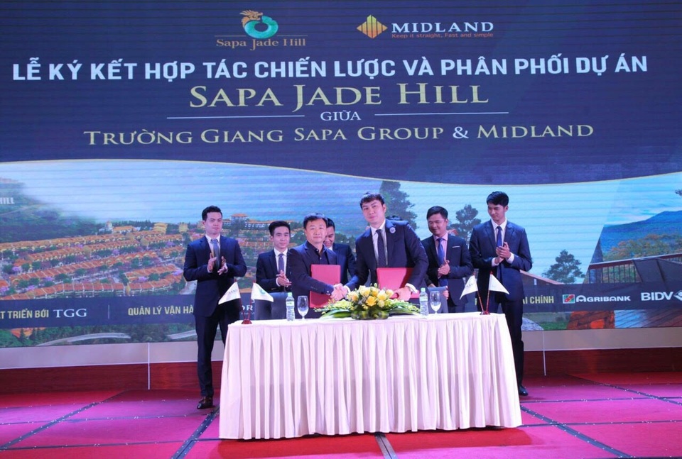 Ký kết hợp tác chiến lược giữa Midland và TGG phân phối dự án Sapa Jade Hill