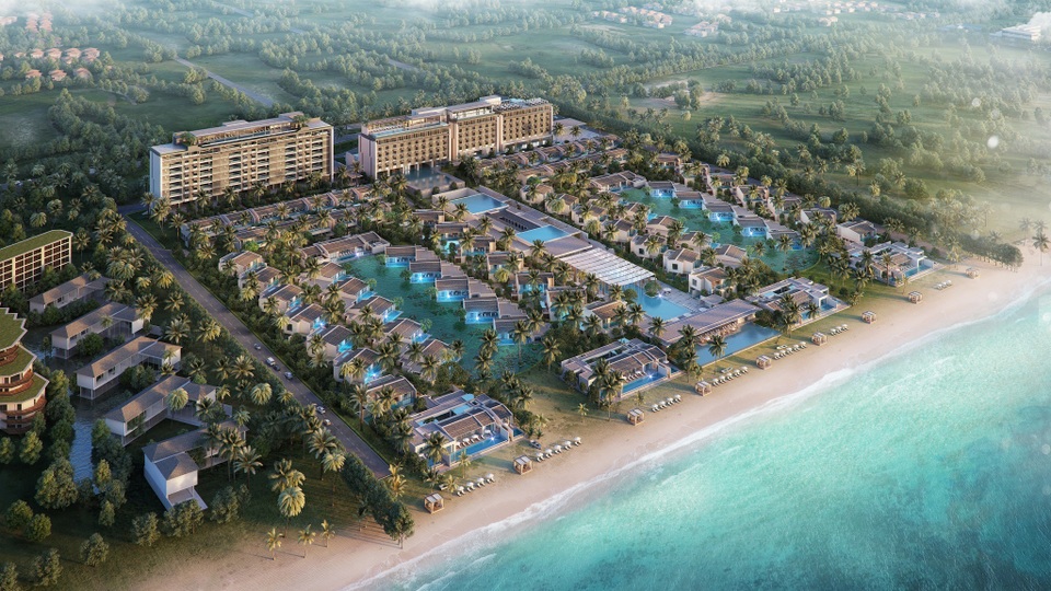 Sức hút của siêu dự án nghỉ dưỡng 6 sao Regent Residences Phu Quoc - 2 Toàn cảnh dự án Regent Residences Phu Quoc mang đậm kiến trúc Việt