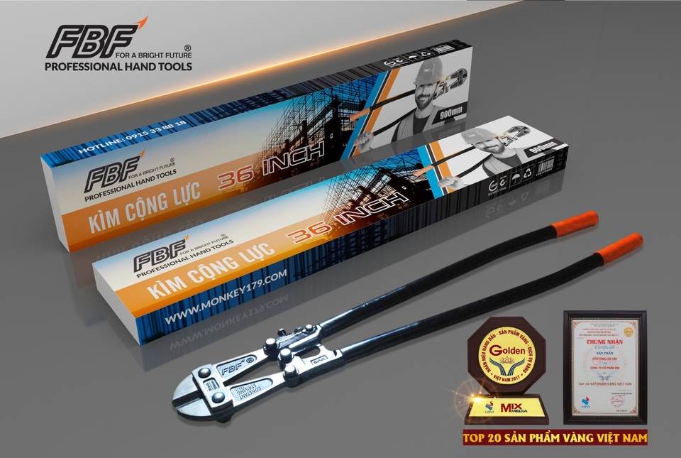 Công ty cổ phần FBF đạt "Top 50 nhãn hiệu hàng đầu Việt Nam” - 2 Top 20 sản phẩm Vàng Việt Nam năm 2017 – Kìm cộng lực FBF