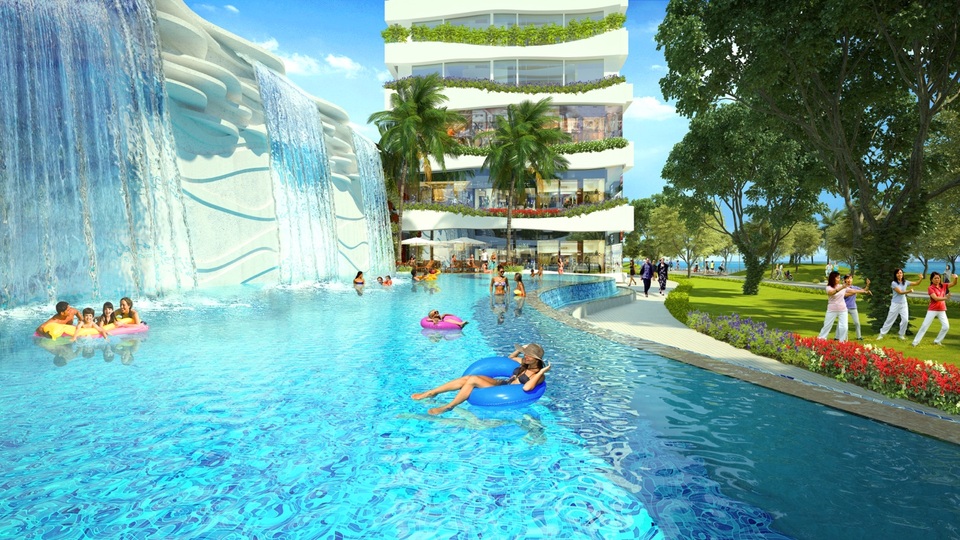 Chính thức công bố phiên bản đặc biệt dự án Diamond Lotus Riverside - 2 Hồ bơi xanh mát, thoáng đãng là nơi thư giãn tuyệt vời cho các thành viên trong gia đình