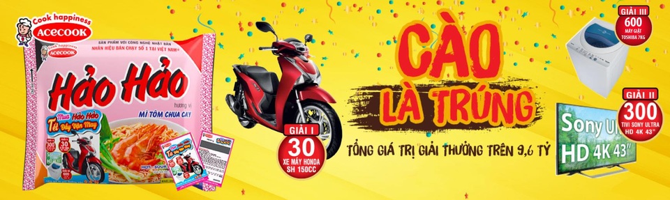 Ăn mì “chuẩn” sành điệu – Trúng ngay SH siêu sang - 1 Ăn mì “chuẩn” sành điệu – Trúng ngay SH siêu sang - 1