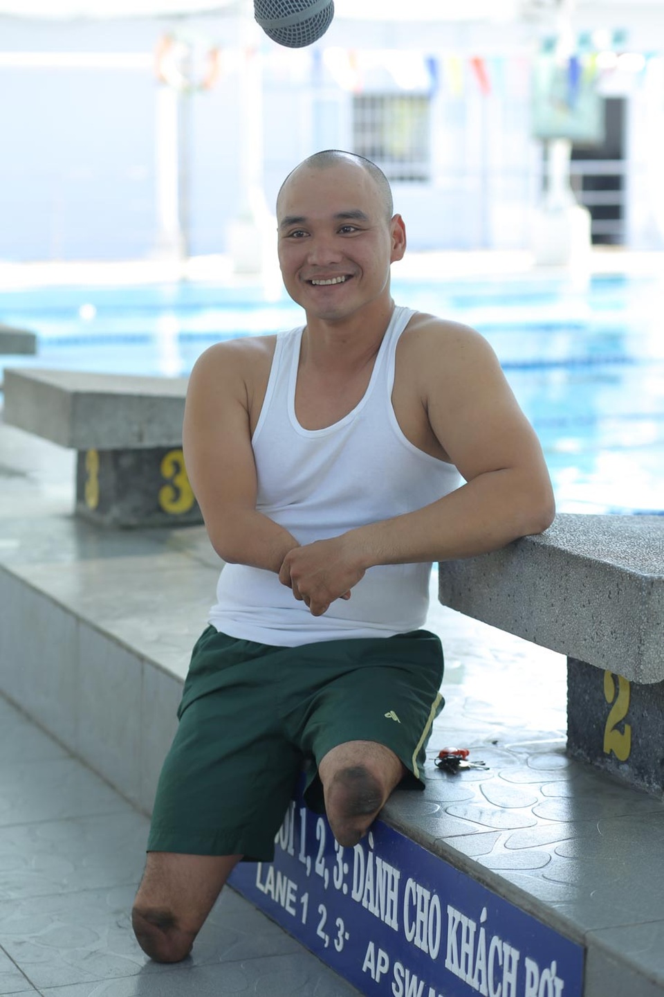 Chung tay chở Tết về với người nghèo - 2 Anh Lợi với nụ cười tươi khi chia sẻ về mong muốn đem Tết đến cho trẻ em nghèo