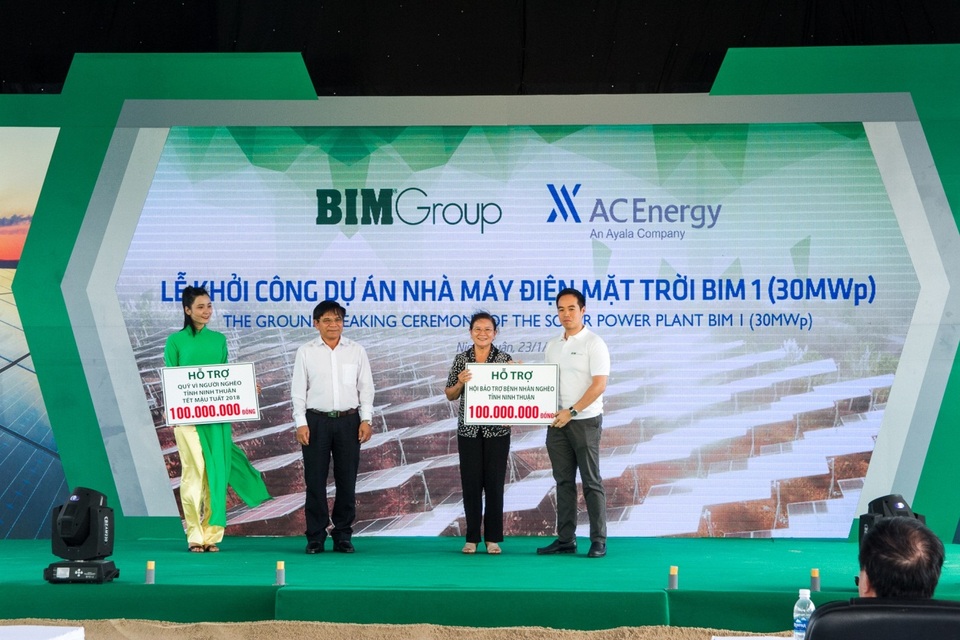 Khởi công Nhà máy Điện mặt trời dự án Bim 1 - 3