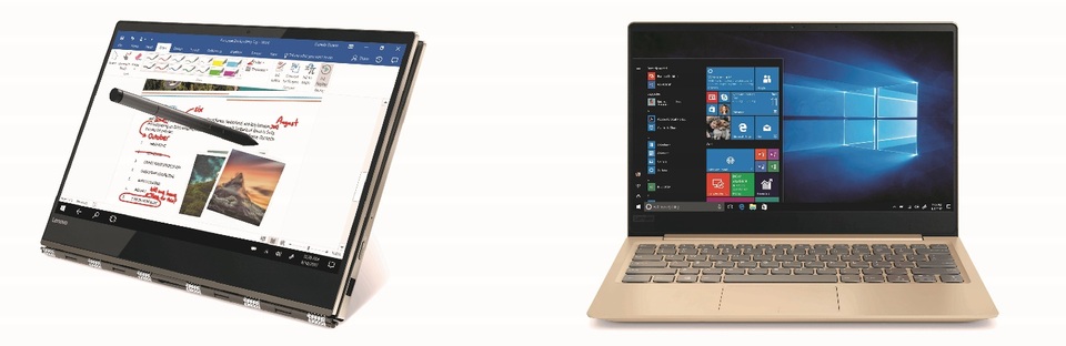 Hai dòng Lenovo Yoga và IdeaPad chinh phục người dùng nhờ thiết kế thời thượng, hiệu năng mạnh mẽ