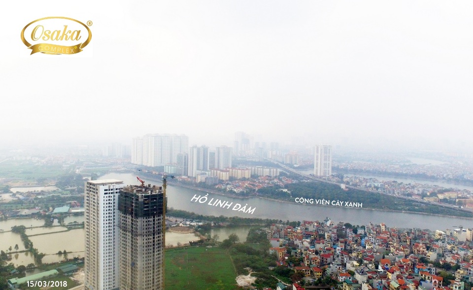 Nam Hà Nội: Top 3 dự án chung cư chất lượng sắp bàn giao - 1 Dự án chung cư Osaka Complex Hoàng Mai