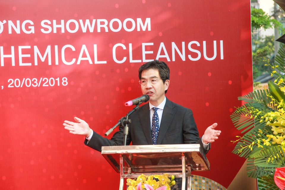 Mitsubishi Cleansui khai trương showroom chính thức tại Hà Nội - 2 Mr. Kinoshita Hiroyuki – Chủ tịch Mitsubishi Chemical Cleansui