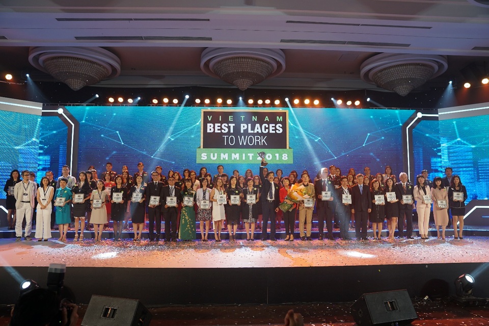Công bố Top 100 nơi làm việc tốt nhất Việt Nam - 1
Lễ vinh danh và công bố Kết quả Khảo sát Nơi làm việc tốt nhất Việt Nam 2017