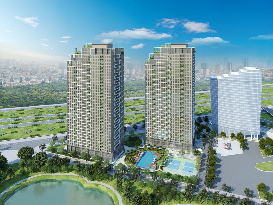 Tỷ lệ khách ngoại thuê chung cư cao cấp ở Tây Hà Nội tăng cao - 2 Thiết kế tuyệt đẹp của dự án Mỹ Đình Pearl tại số 1 Châu Văn Liêm