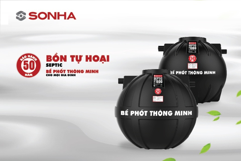 Sơn Hà tìm kiếm chủ nhân siêu xe SH - 3 Bồn tự hoại Septic Sơn Hà là giải pháp hoàn hảo thay thế bể phốt bê tông truyền thống