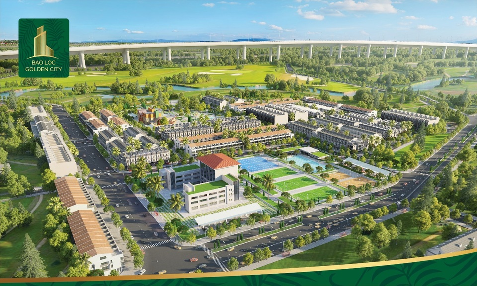 Mở bán dự án Bảo Lộc Golden City với nhiều ưu đãi hấp dẫn - 1 Dự án Bảo Lộc Golden city, vị trí vàng chiến lược kết nối trực tiếp cao tốc Dầu giây Liên Khương