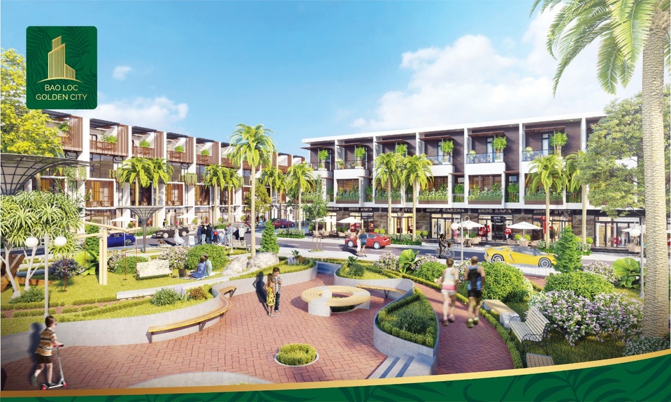 Mở bán dự án Bảo Lộc Golden City với nhiều ưu đãi hấp dẫn - 2 Thiết kế hòa nhập cùng không gian xanh